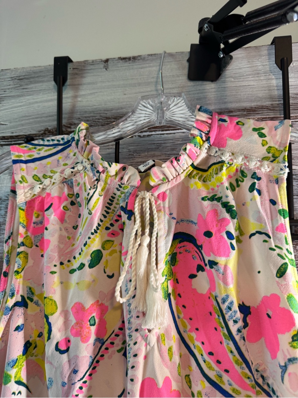 crown & ivy Pink Floral Paisley Ruffled Sundress - Picture 4 of 6
